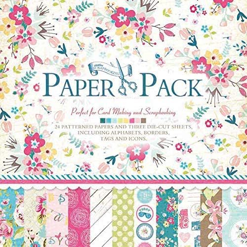 IDULL Floral Scrapbook Paper 12x12 Cardstock