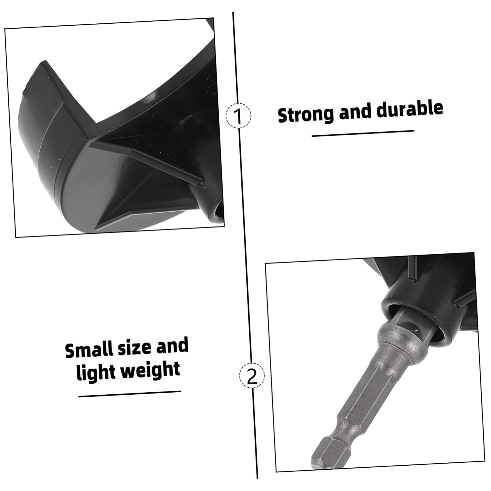 Operitacx Knitting Machine Adapter I-Cord Knitting Machine Power Screwdriver Attachment Steel Bit
