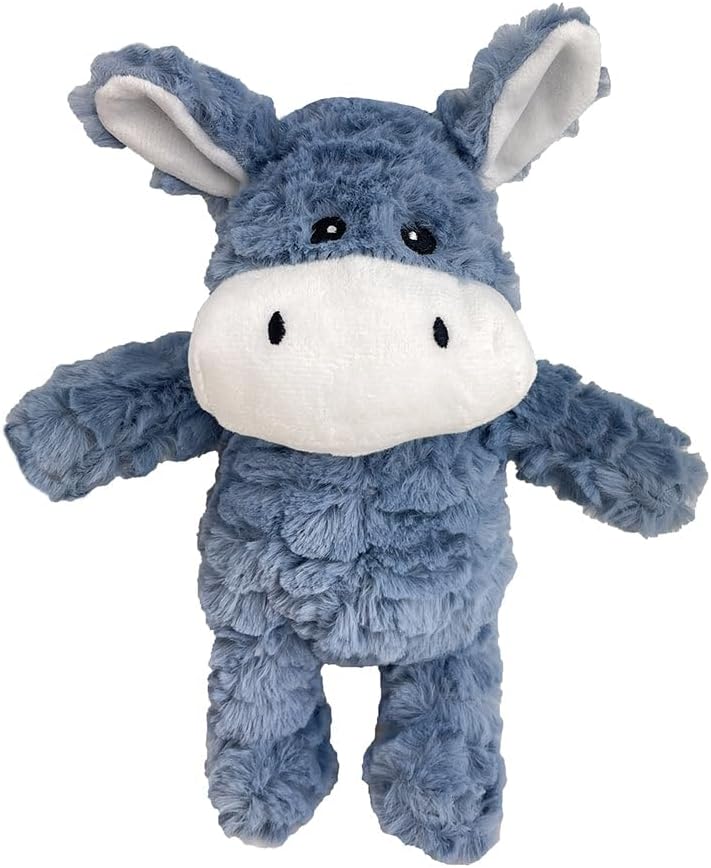Pet Lou Donkey Pet Toy, 9-Inch, Blue, Animal Plush Toy