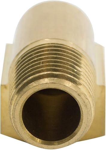 Miniatura 5 de Legines Codo de calle de latón de 90 grados 14 "NPT macho x 14" NPT hembra Barstock tubería de montaje (paquete de 2)