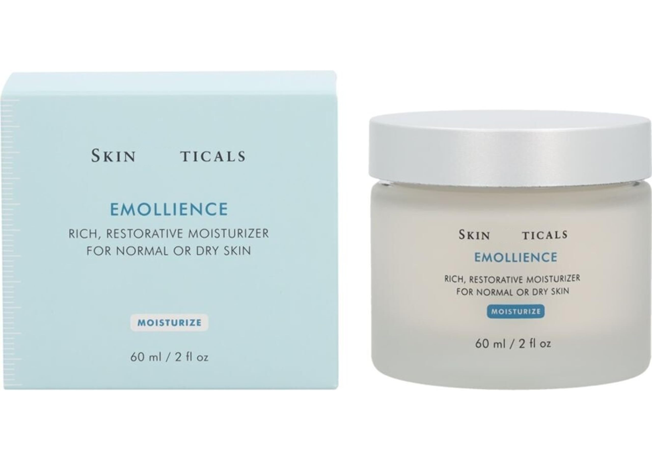 Skinticals Emollience Feuchtigkeitscreme 60 ml Reichhaltige Gesichtscreme für trockene empfindliche Haut Intensive Feuchtigkeitspflege Gesicht Tagescreme Frauen & Männer
