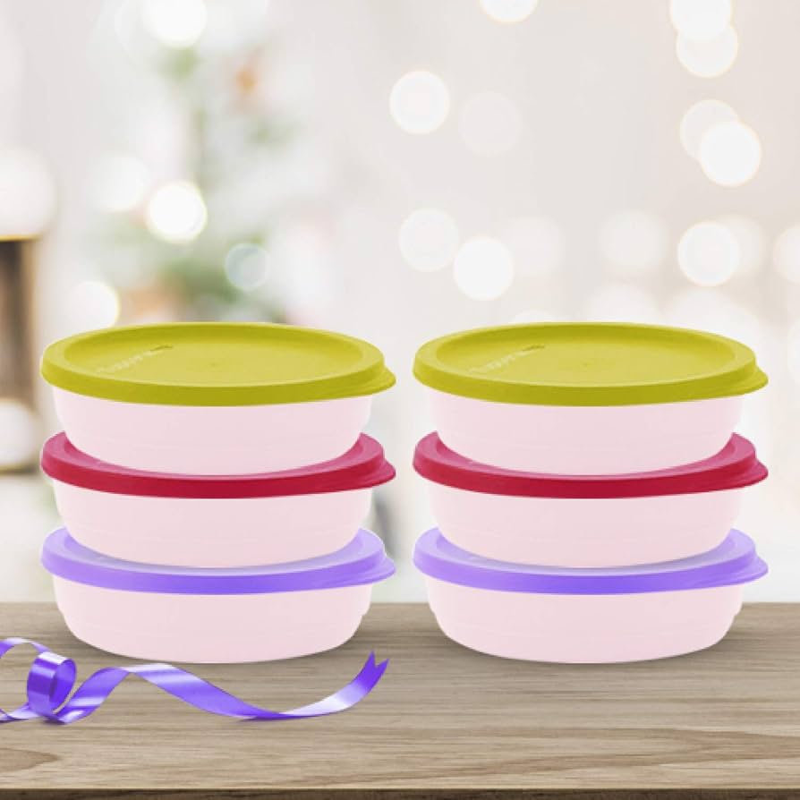 Amazon.com: Tupperware Plastic Storage Jar- 200 Ml, 6 Pieces