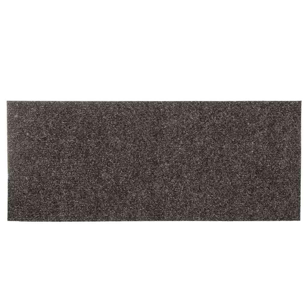 15 STK. Stufenmatten Selbstklebend 60x25 cm Treppenmatten rutschfest Anthrazit Trittschutz Treppenteppich Treppenstufenmatten