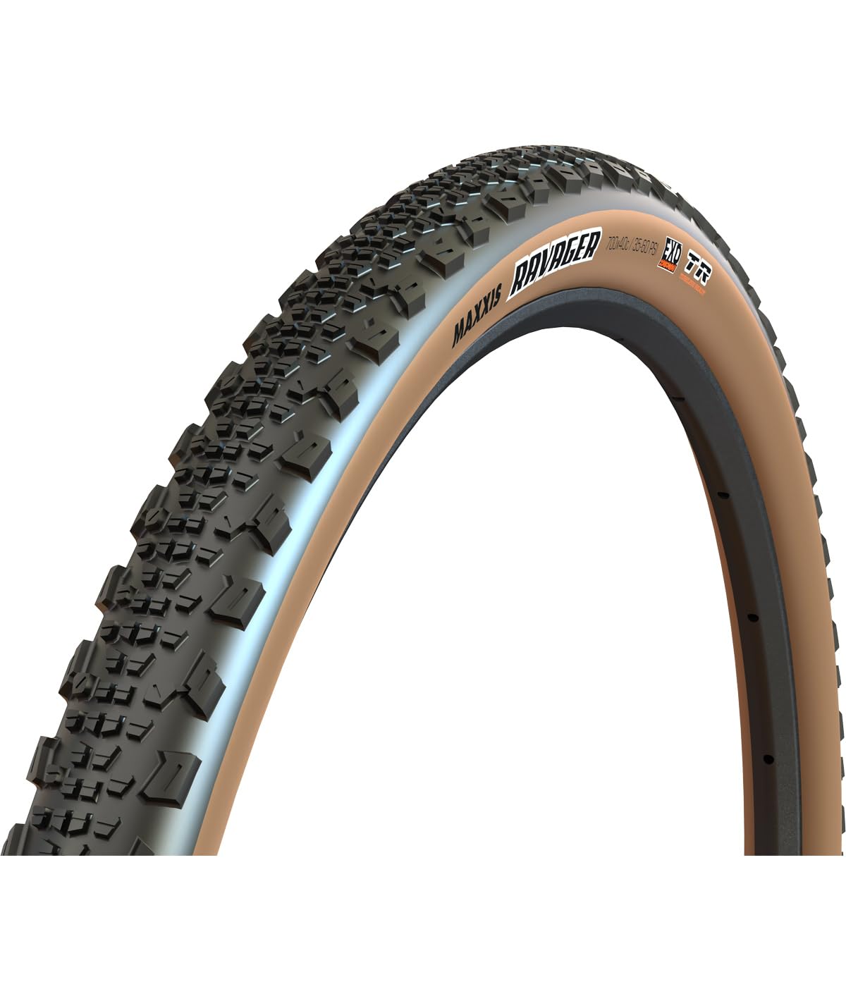 Maxxis Ravager EXO TR Tanwall 60Tpi Tubeless 700C X 50 Rigid Gravel Tyre 700C x 50