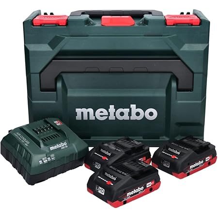 Metabo 685133000 Basic Set 3 x LiHD 4.0 