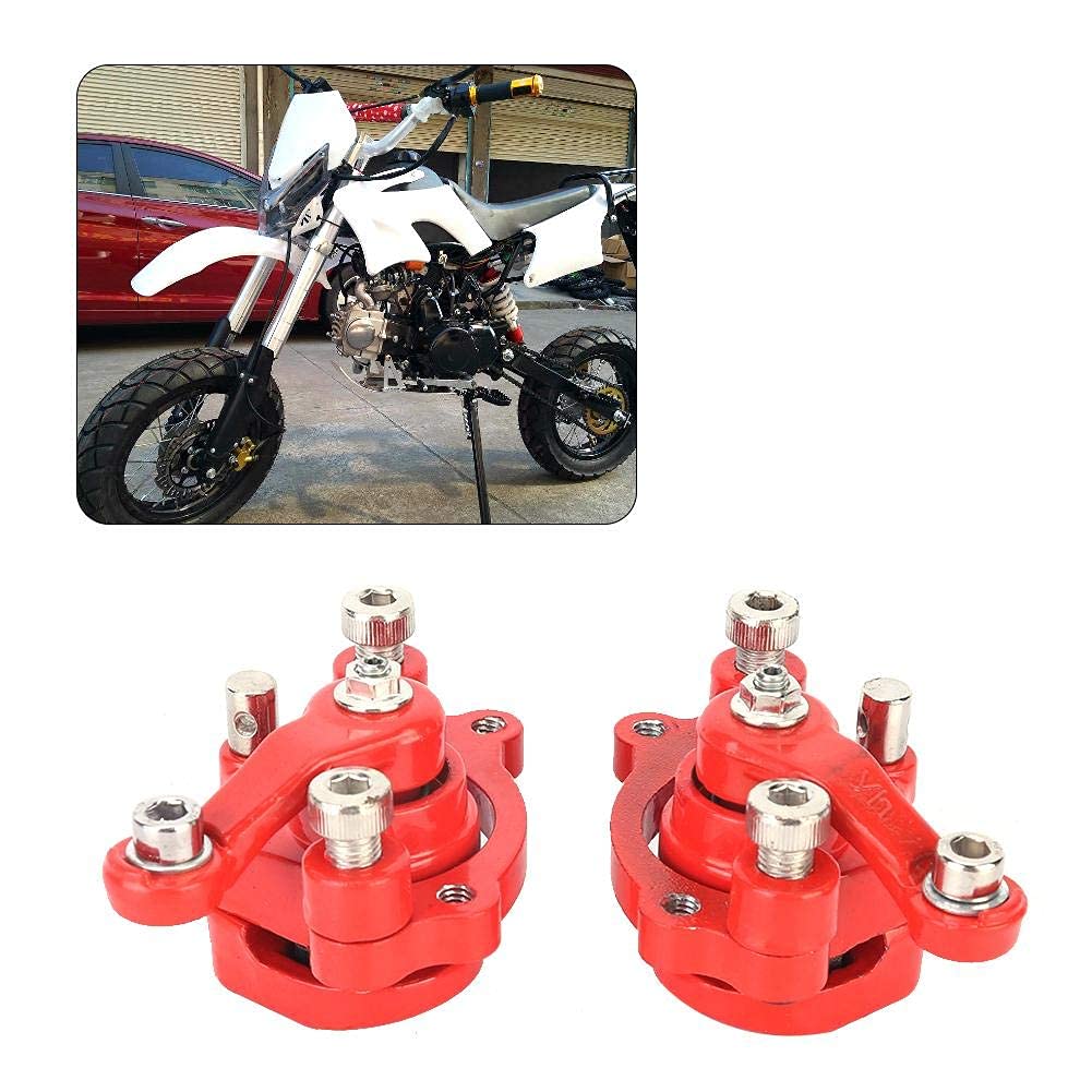 Qiilu freno mini quad, pastiglie pinza freno a disco set per cinese Mini Moto Kid ATV Quad 43cc 47cc 49cc