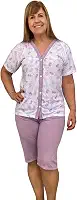 Pijama Feminino Adulto Pescador Aberto 2 Peças