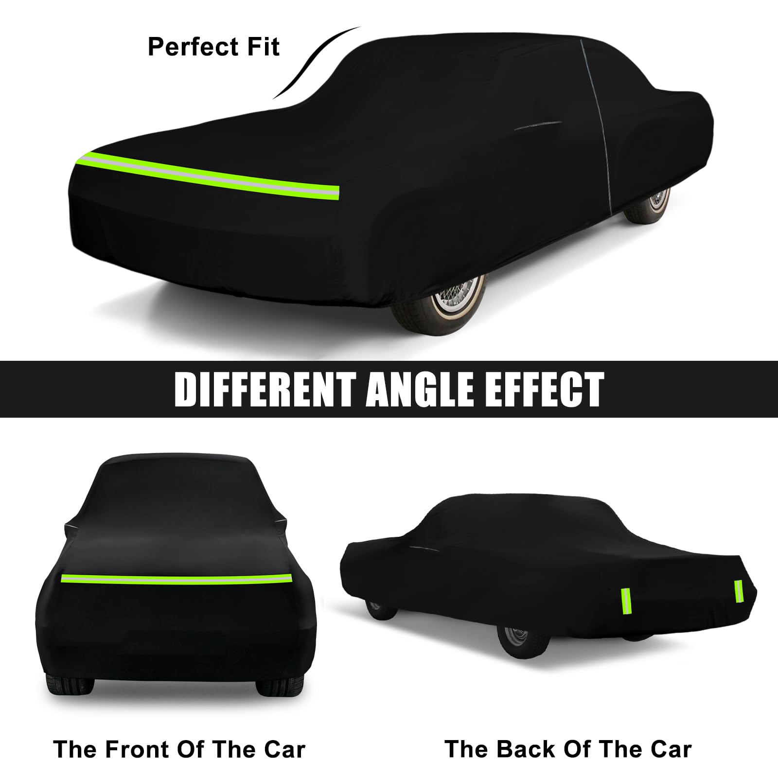 Waterproof Car Cover Replace for 1963-1970 Buick Riviera 2 Door Hardtop 210T All Weather Classic Car Covers with — view 4