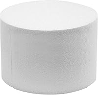 Vista 10 de Global Sugar Art Maniquí de pastel de 9 x 4 pulgadas - Pastel falso de espuma de poliestireno para decoración, exhibición y práctica