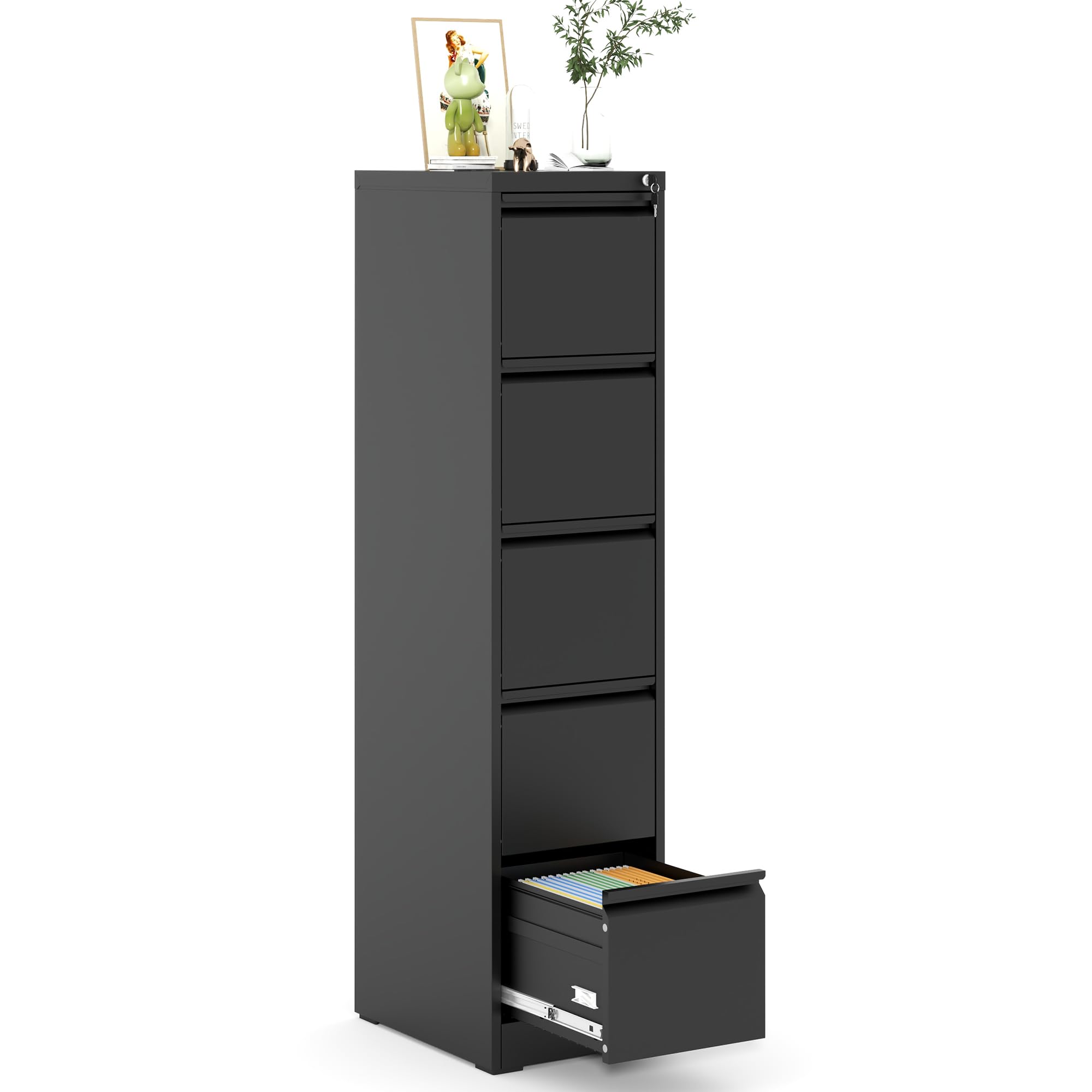 EKJ 5 Drawer File Cabinet with Lock