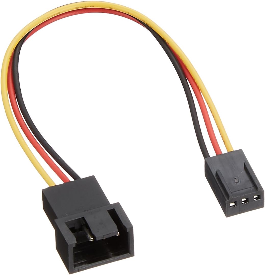 Amazon.co.jp 変換名人 FAN用電源(4ピン) → FAN用電源(3ピン)変換ケーブル FAN4FAN3 パソコン・周辺機器
