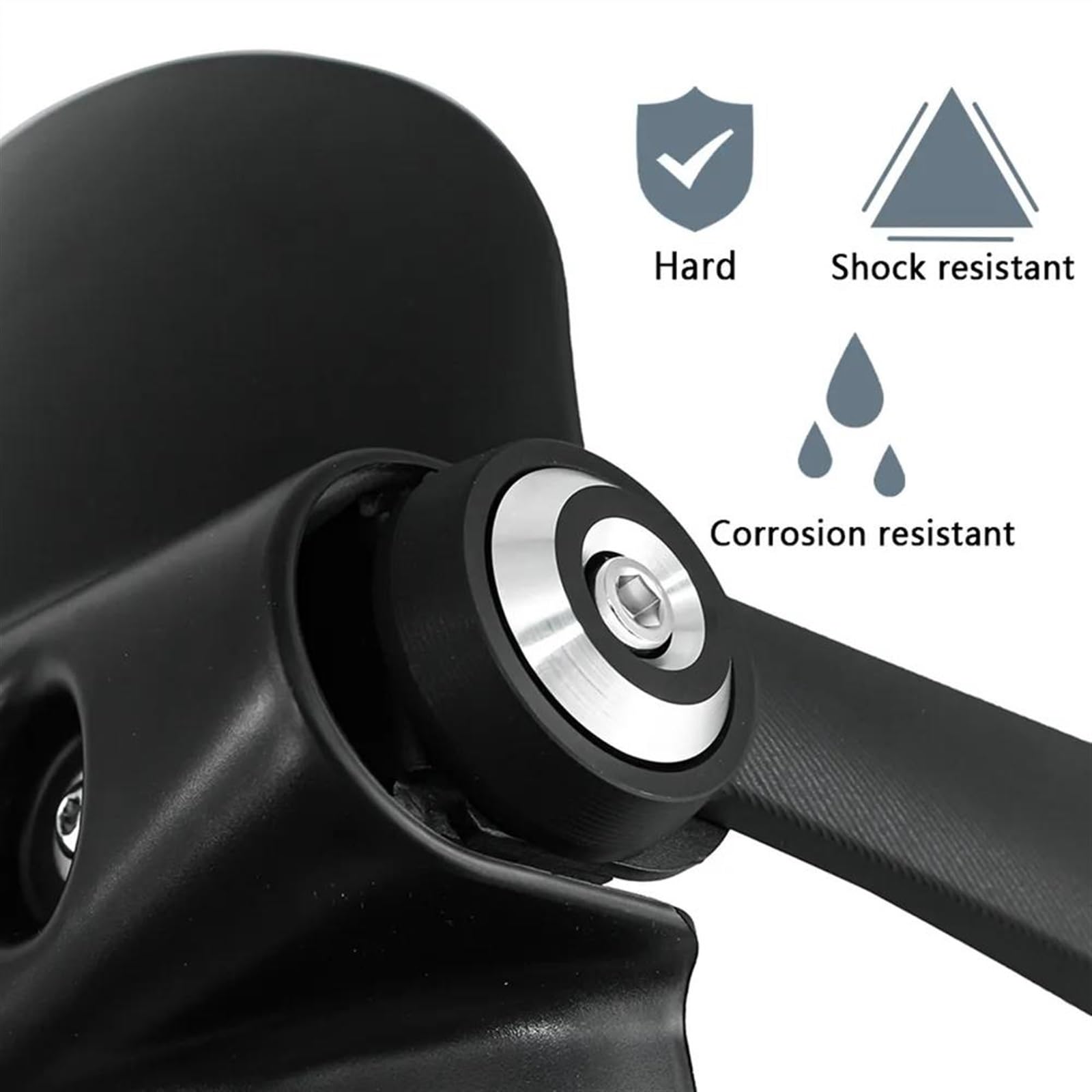 Accessori moto Per R NINE T 9 R NINET Pure Scrambler Racer Urban G S RNINET Parafango posteriore Parafango Paraspruzzi Protezione copertura fango parafango(Nero)