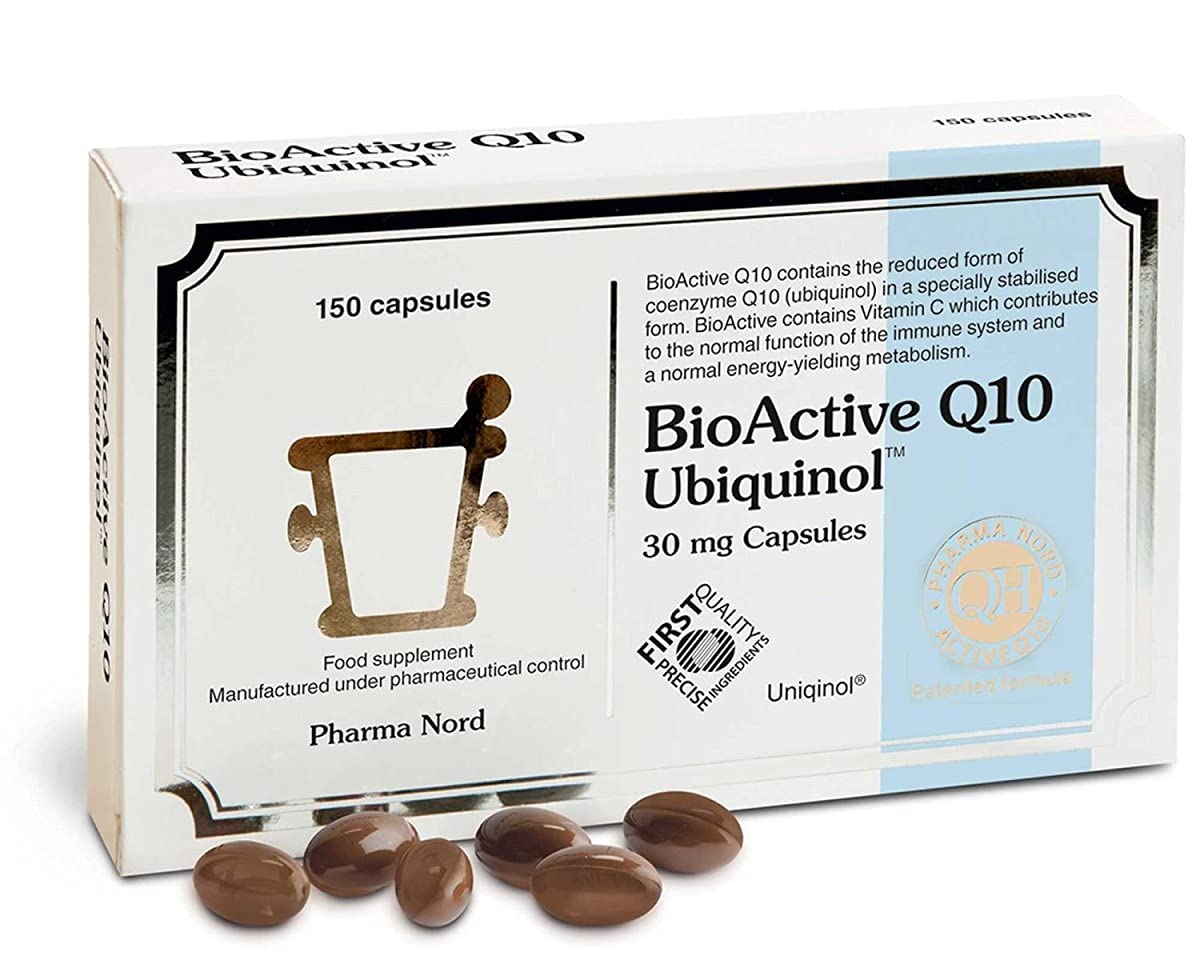 PHARMANORD ACTIVE COMPLEX UNIQUINOL 100 mg – complément alimentaire sous forme de gélules, boîte de 30 gélules, recommandé en complément d’une alimentation équilibrée et associe fonctionnalité pratiqu