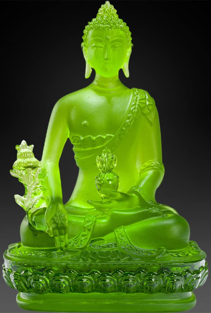 Amazon.com: Houlu Tibetan Medicine Buddha Statue, 4.13 in Liuli