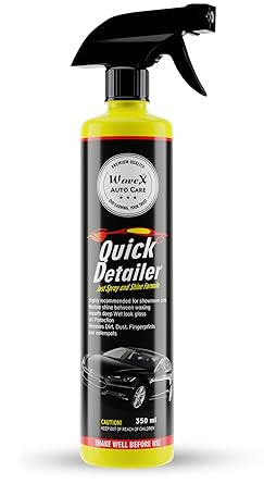 Wavex Car Polish Detail Spray | Quick Detailer with UV Protectant - High Gloss Car Polish and Detailing Liquid (350ml)