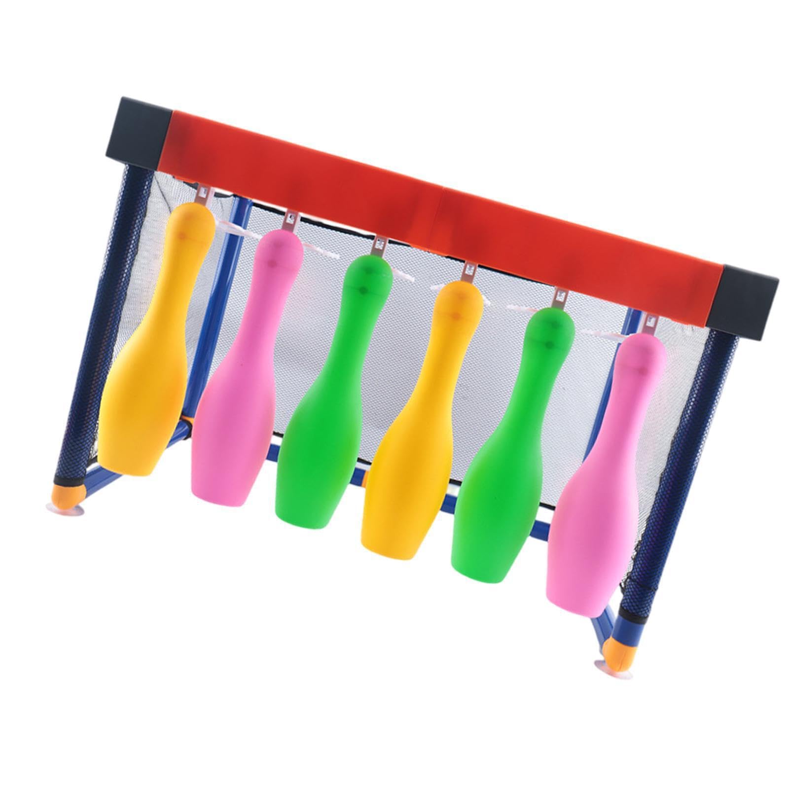 Gioco di bowling per bambini con birilli e palla per bambini per un divertente gioco di gruppo. Progettato per resistere a sessioni di energiche. Leggero ma robusto.