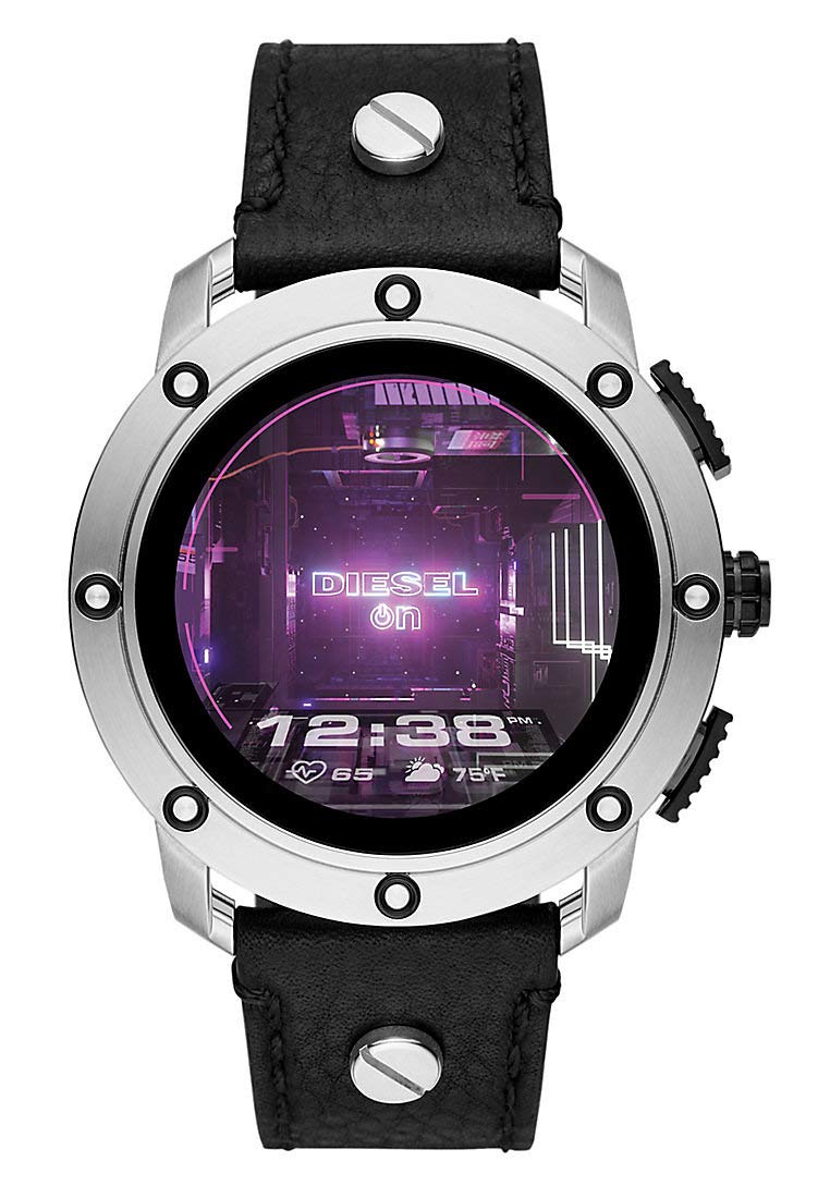 Diesel Men Touchscreen Connected Smartwatch, Black, Strap