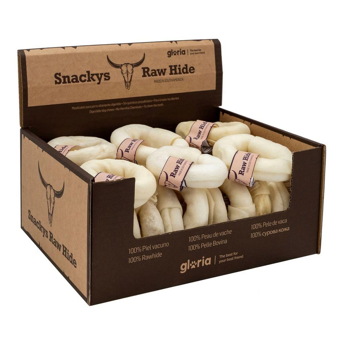 Gloria Snackys Rawhide Masticable Donut 150 g