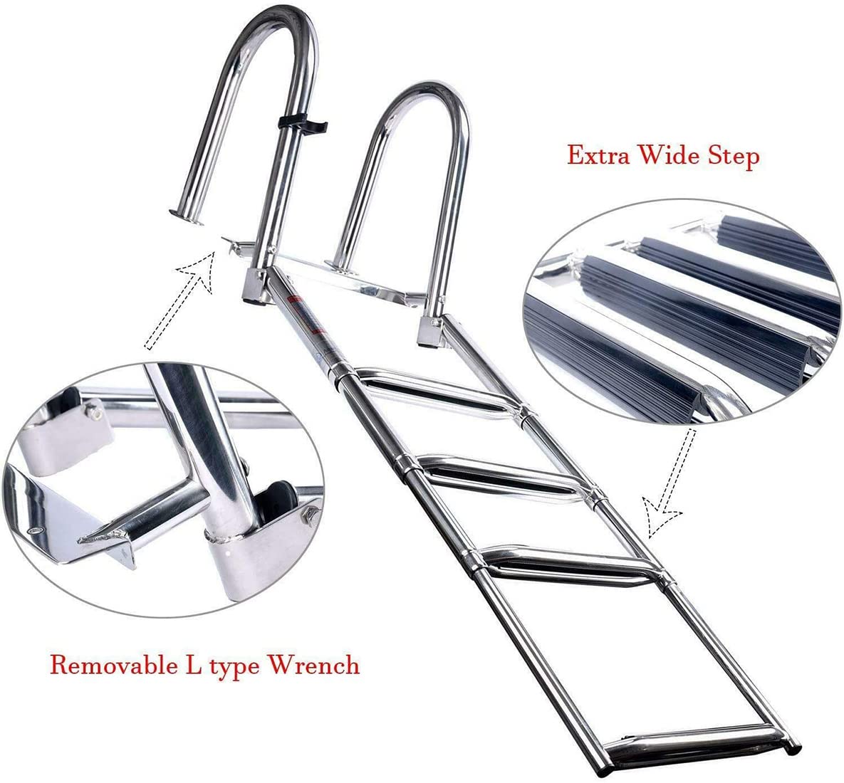 Hengz Opvouwbare hondentrappen huisdier trappen ladder voor kleine grote huisdieren 40 * 60 * 40