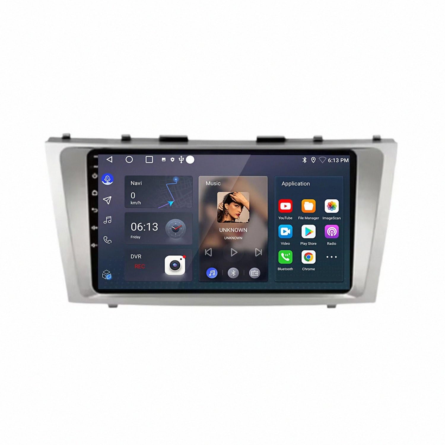 Pantalla Carplay Coche Inalámbrica para Mitsubishi Pajero 4 V80 V90 2006-2016 Mirror Link, Incell Touchscreen Radio Coche con Bluetooth Radio USB/Eq Comandos Al, 4 Nuclear 1G+32G