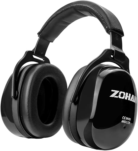ZOHAN 012 Orejeras de protección auditiva para reducción de ruido - SNR 34dB - Protección auditiva para cortar, autismo, trabajo