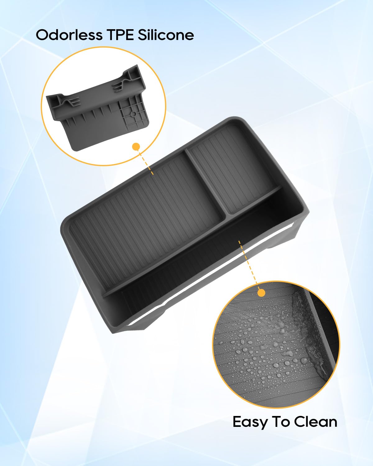LFOTPP Mittelkonsole Aufbewahrungsbox für Xpeng G6 EV 2025 2026 2027 Hinter dem Bildschirm Dash Instrumententafel Ablagen Tray, für Xpeng G6 EV Zubehör (NICHT für G6 2024!)