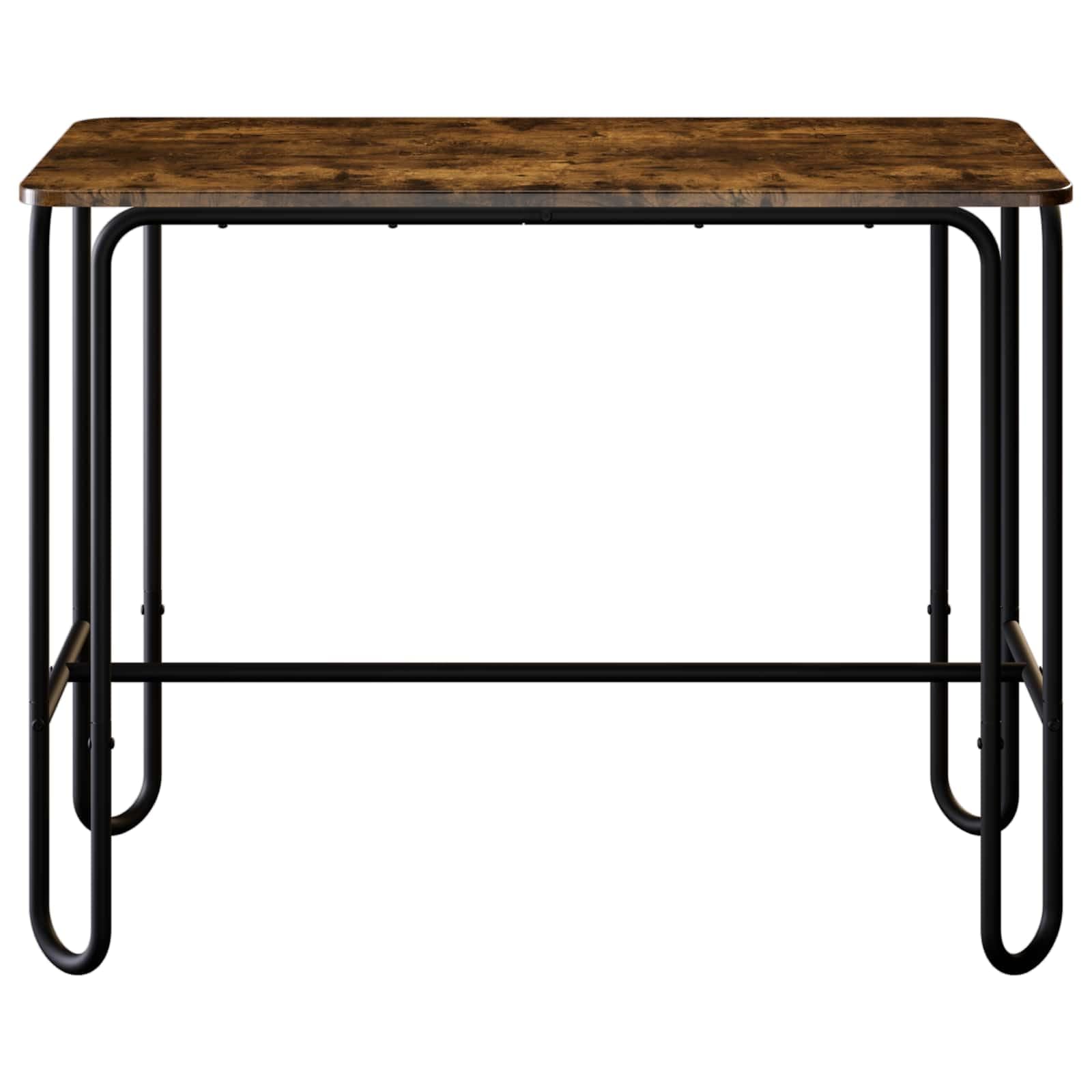 Stół do jadalni 100 x 50 x 75 cm materiał drewnopochodny dąb wędzony