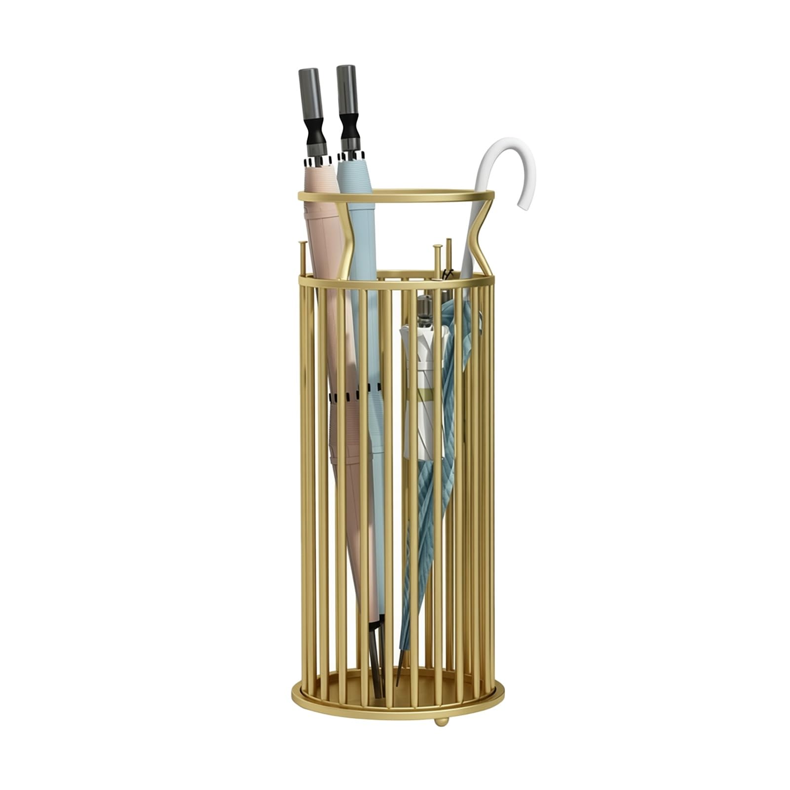 WXPGFEQ Umbrella Storage Rack,Household Iron Umbrella Stand,with Drip Tray,for Entrance Corridor Office Hotel Lobby,Save Space