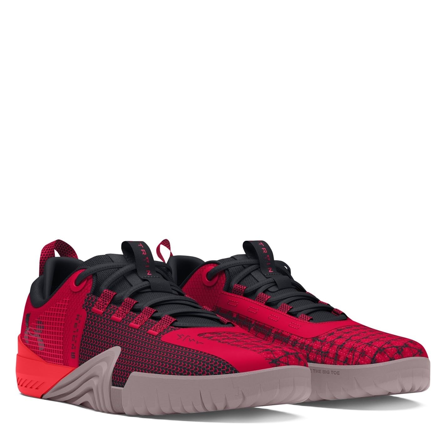 Under Armour トレーニングシューズ レッド/ホワイト 野球のアンダーアーマー UNDER ARMOUR 野球 トレーニング