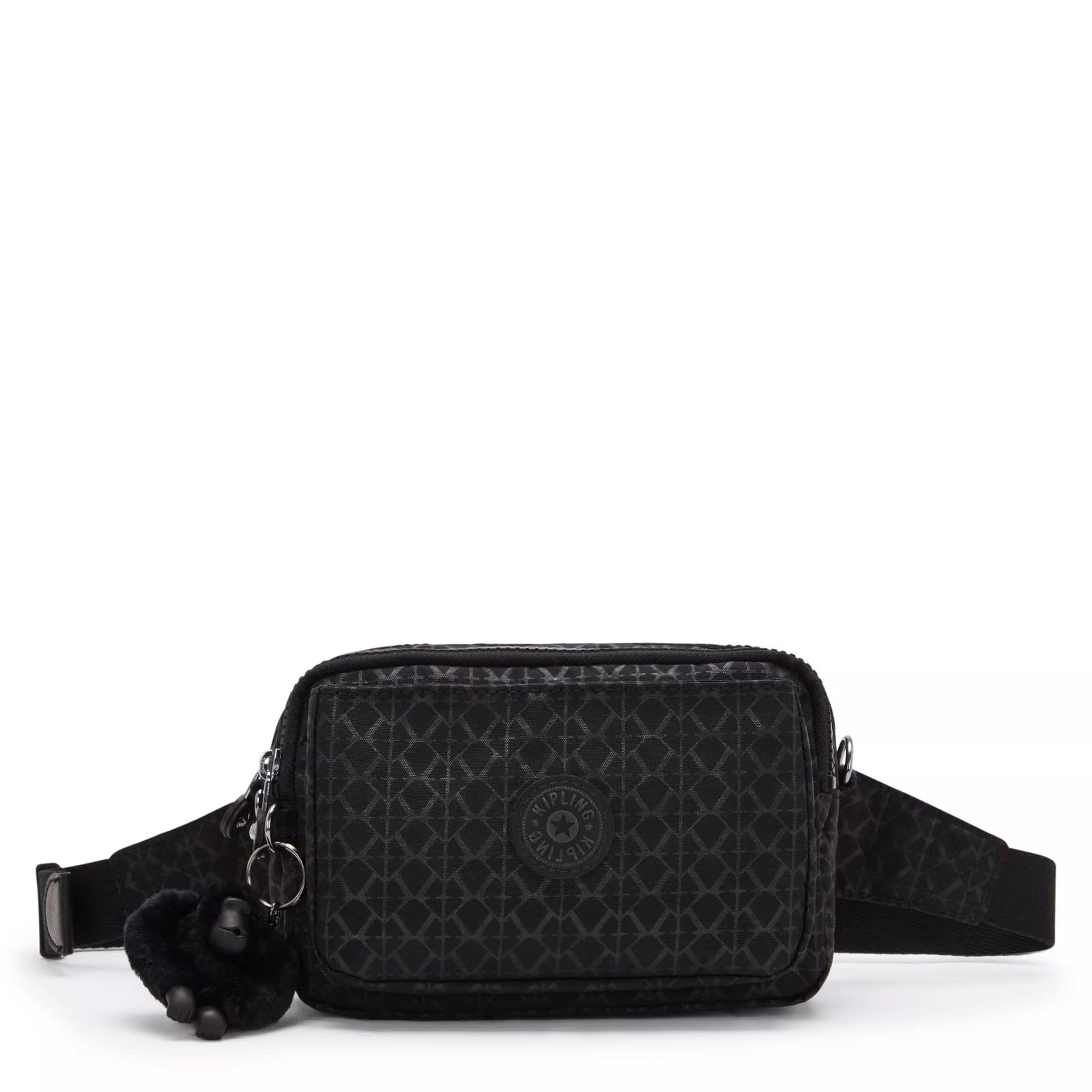 Kipling Abanu - Bolso Cruzado Convertible con Estampado múltiple, Firma Emb, 7.5''L x 5''H x 3.3''D