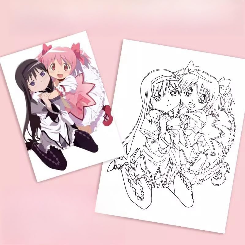 Amazon.co.jp: 魔法少女まどか☆マギカ 手描き本 鹿目まどか 暁美 
