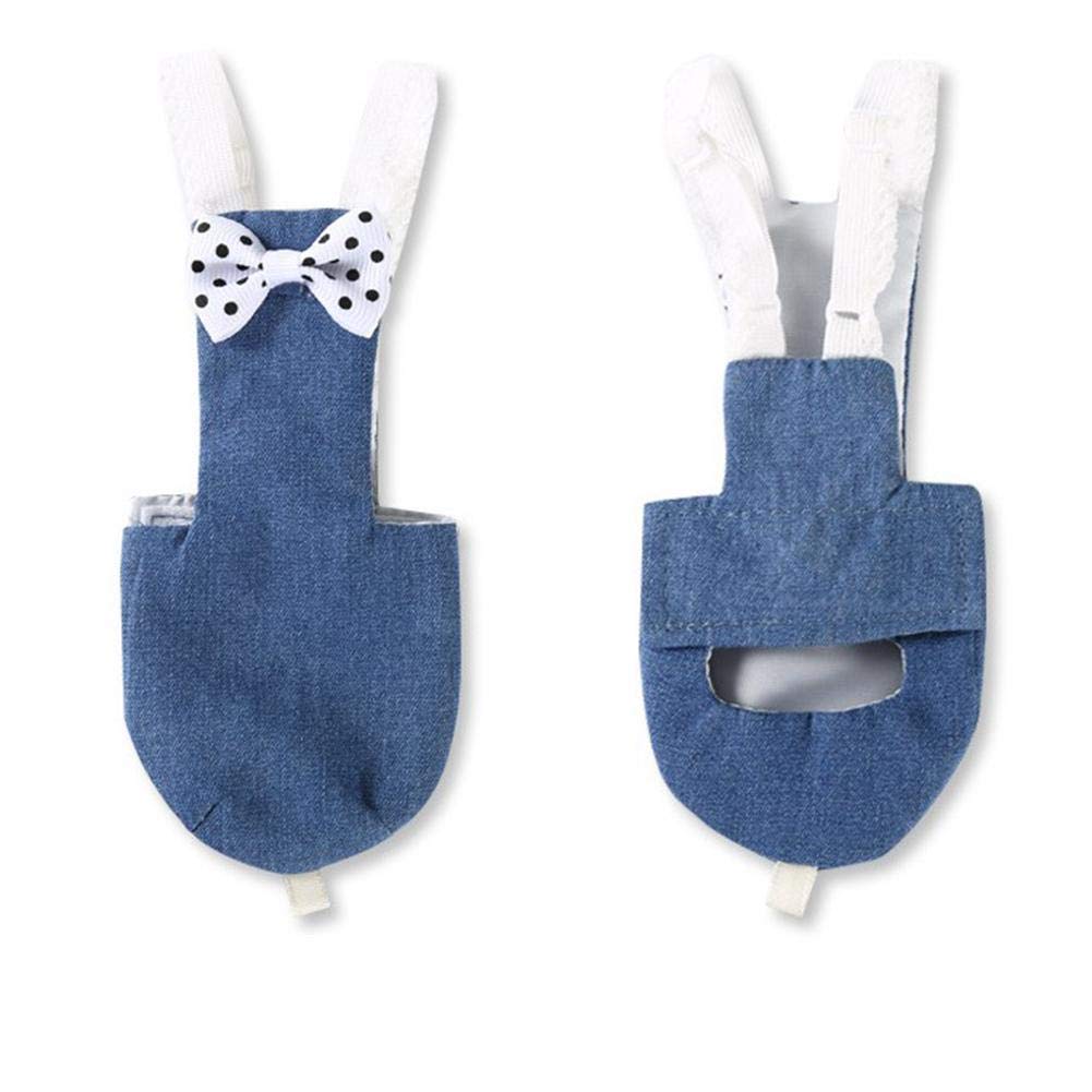 Kitabetty Pañal para loro y pájaro, reutilizable, lavable, ropa para pájaros, cacatúas, palomas, tamaño mediano y grande