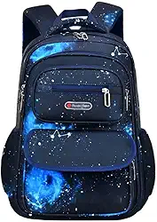 Mochila Masculina Bolsa Escolar Infantil Meninos Grande Espaço Lápis Fichario Notebook