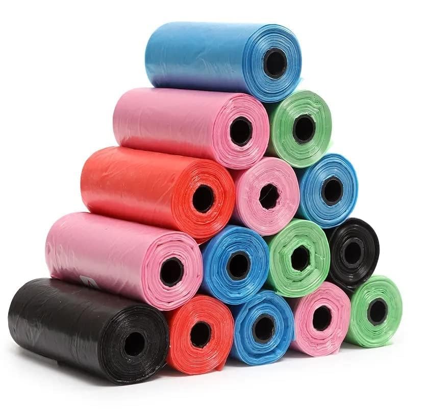 Dog Poop Bags for Waste Refuse Cleanup, Doggy Roll Replacements for Outdoor Puppy Walking and Travel,Leak Proof Unscented Waste Bag Per Rolls15 Counts (8 Rolls, Simple Colors) (B0CV7YLZH1) Amazon Price History, Amazon Price Tracker
