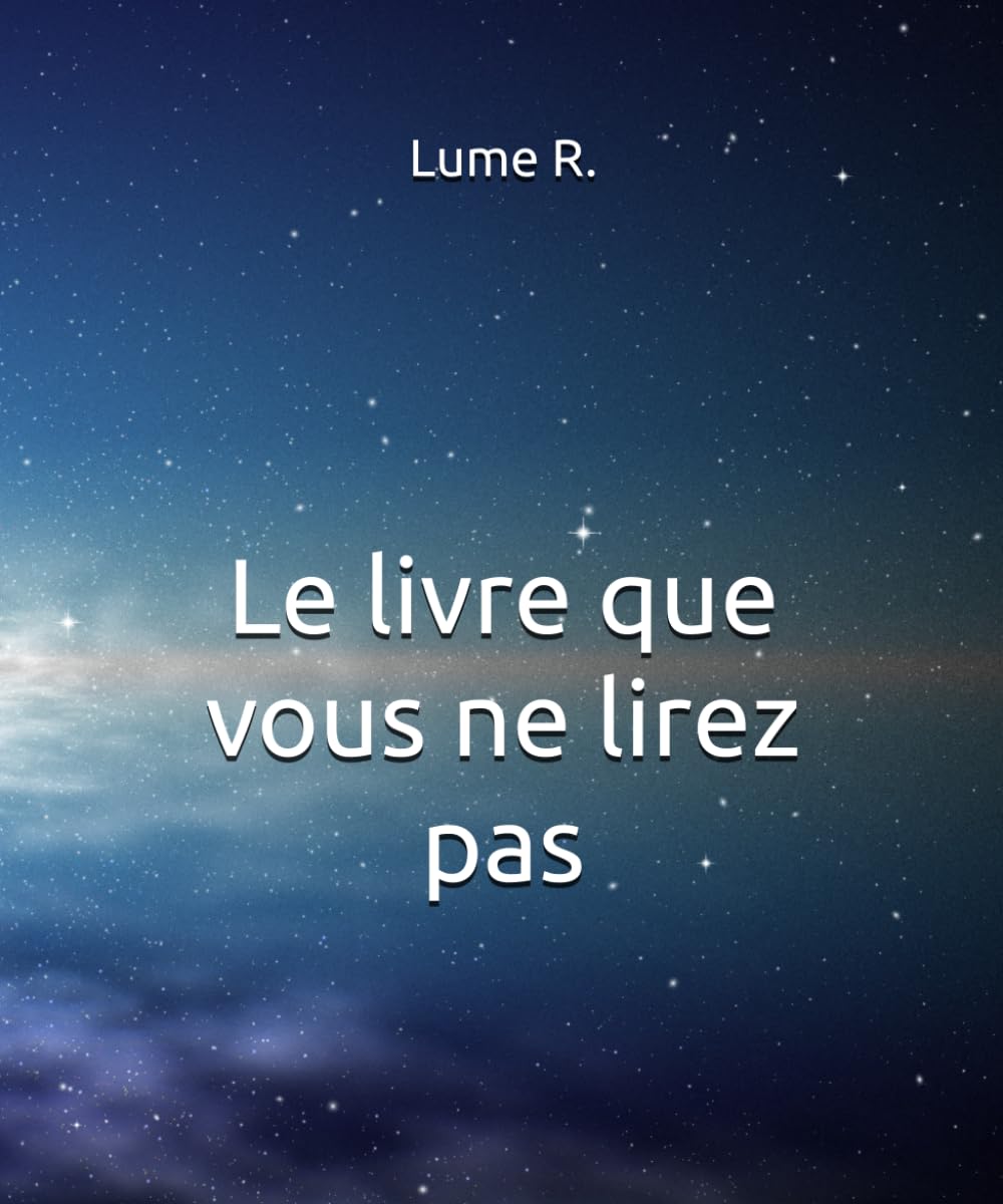 Le livre que vous ne lirez pas