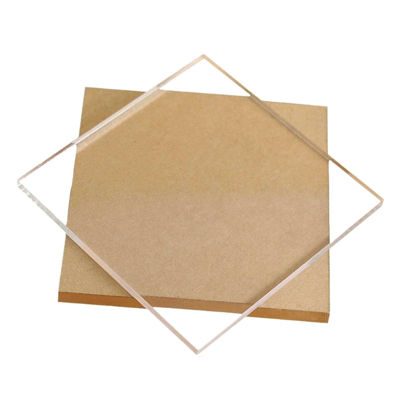 Policarbonato Placas Transparente, Tablero de Resistencia de PC, Placas de Policarbonato para Invernaderos, Cobertizos, Marcos de Fotos y Letreros en Blanco