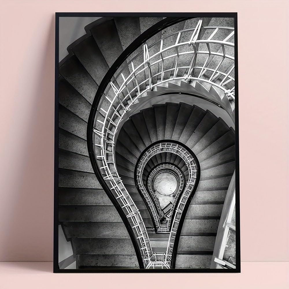 Lienzo de Praga decorativo en blanco y negro que transforma tus paredes con elegancia