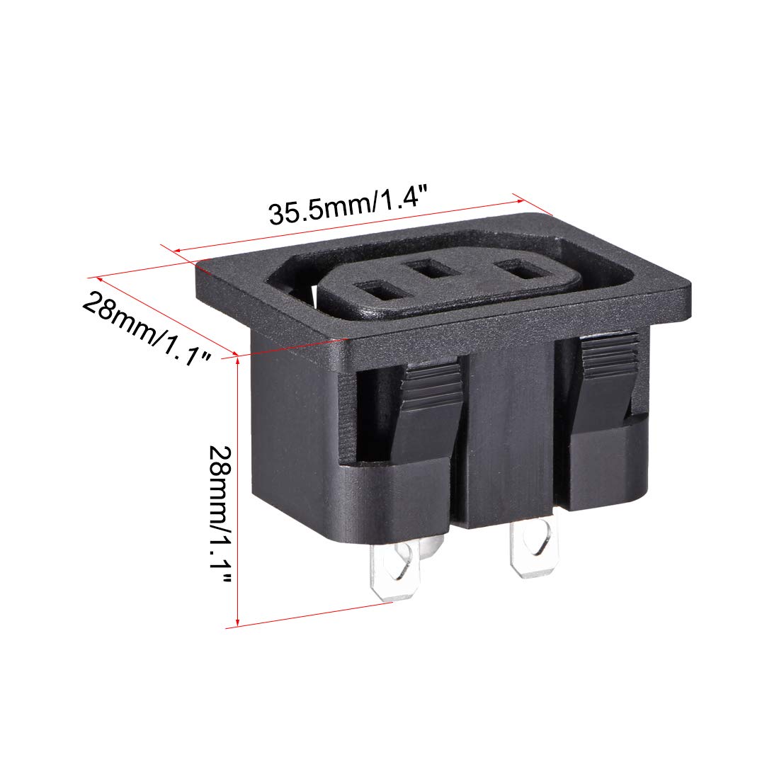 New DB Electrical 12063-01BX Cole Hersee Electrical Socket Compatible With/Replacement For Universal 12063-01