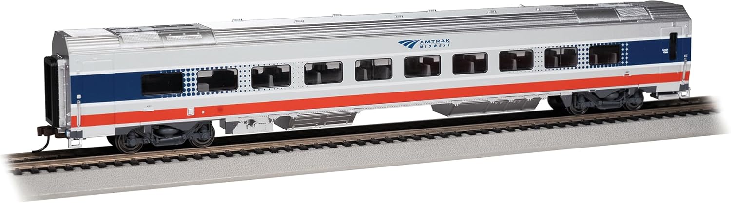 Bachmann Trains - Amtrak Midwest℠ Coach #4001 Passenger CAR - HO Scale