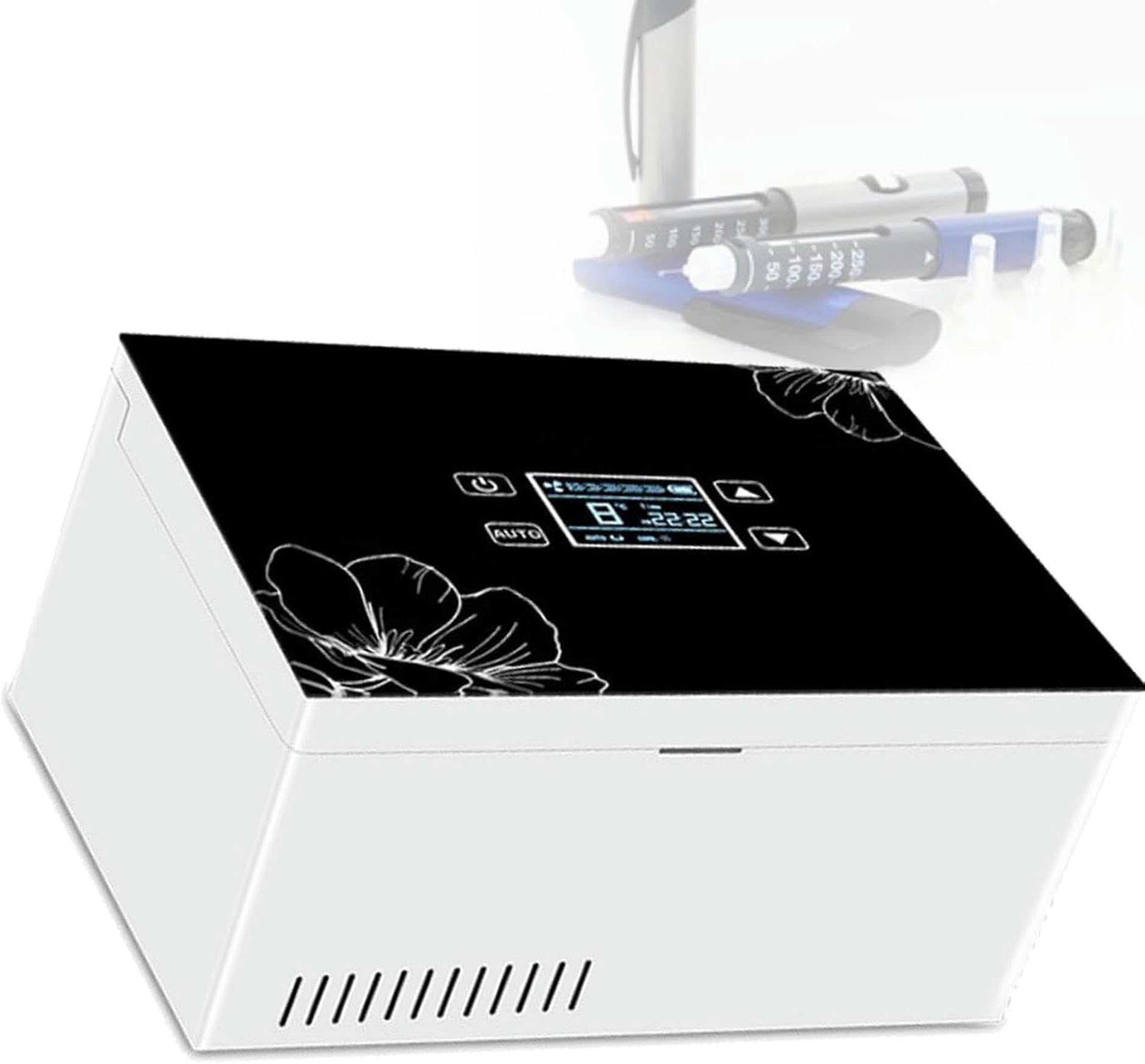 Enfriador de insulina portátil para viajes, refrigerador de medicamentos con alimentación USB, estuche frío compacto para suministros para diabéticos, funda de transporte para bolígrafos y viales de