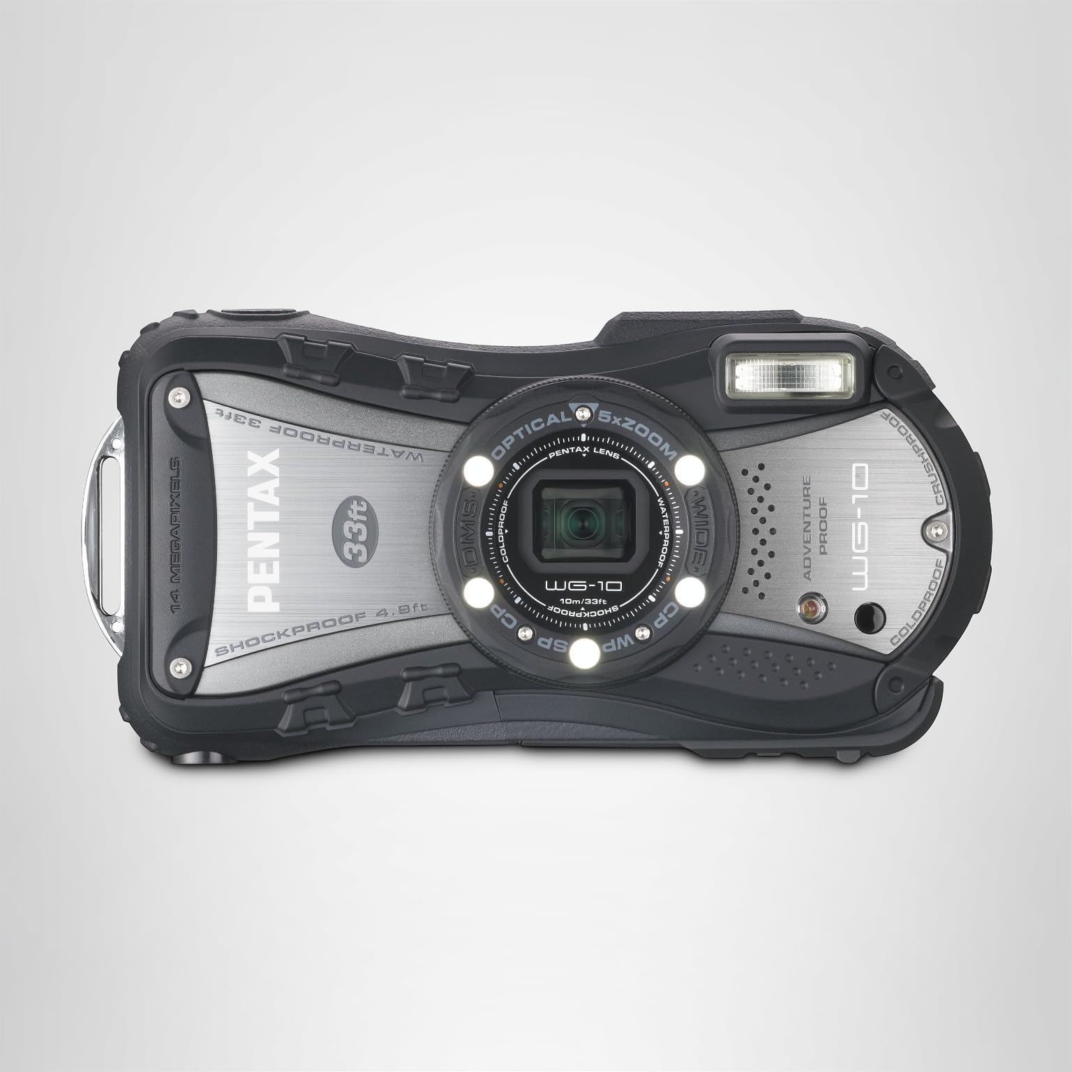 Amazon | PENTAX 防水デジタルカメラ PENTAX WG-10 ブラック 1cmマクロ