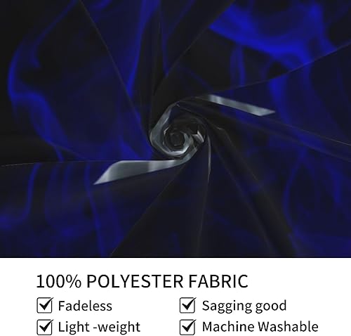 Miniatura 6 de LIFANGMI Smoke Bonnie Blue Flag Tapestry Wall Hanging 60x40 Inch Bedroom Living Room Dormitory Home Decoration Wall Tapestry