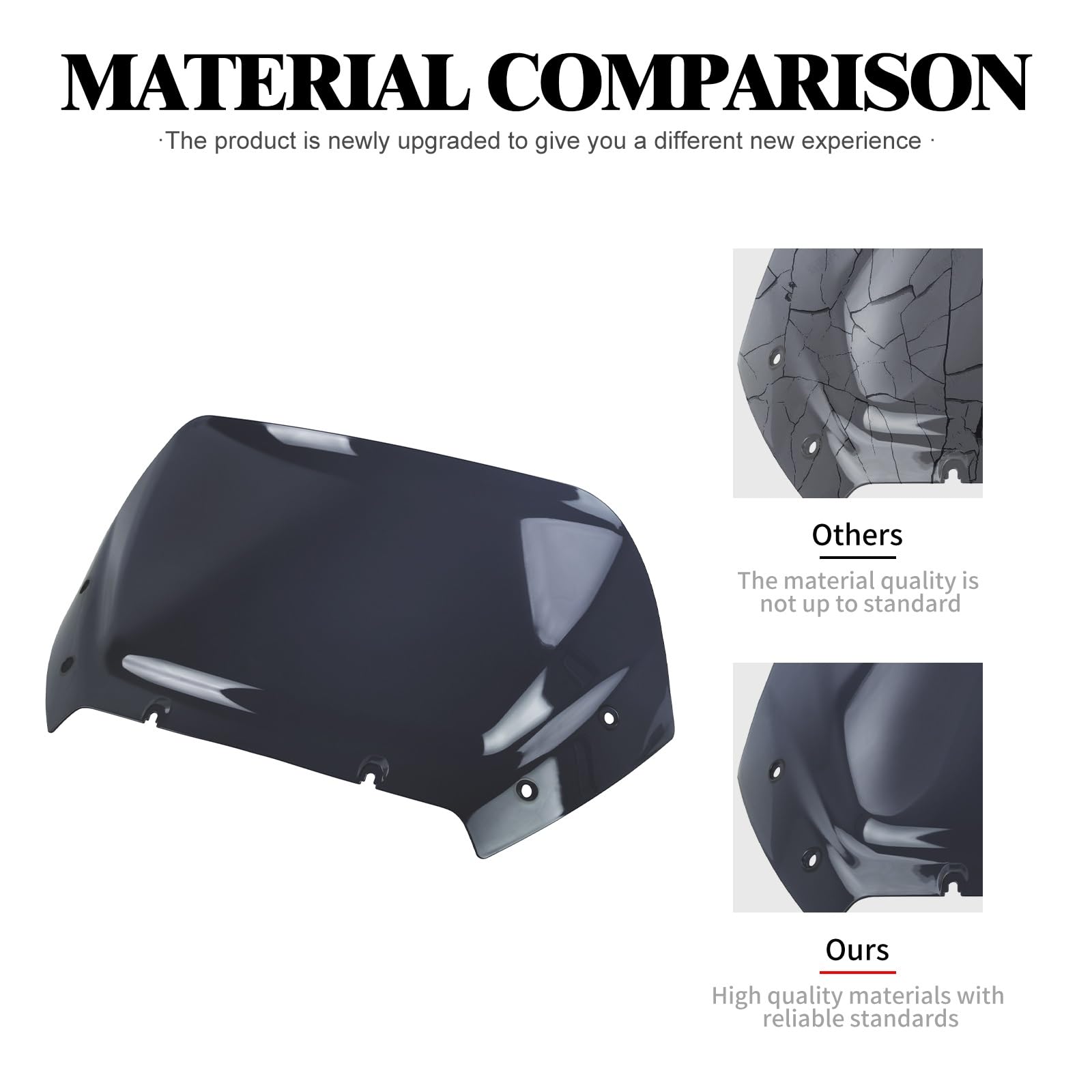 Przednia szyba motocyklowa Pasuje do Harley Touring CVO Road | Dla Glide FLTRXSE 23-Up Road Glide 24-Up motocykl 10 "owiewka deflektor wiatrowy