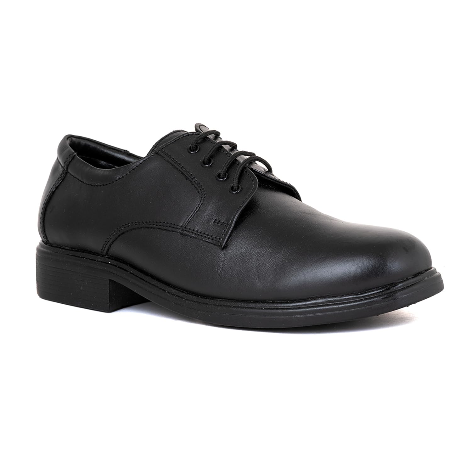 Khadims Black Leather Derby School Shoe for Boys - 8-13 yrs (8880596) (B0CXS88L11) Amazon Price History, Amazon Price Tracker