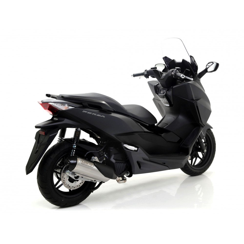 ARROW URBAN ALUMINIUM DARK SILENCER HONDA FORZA 125 '15/20 HOMOLOGATED