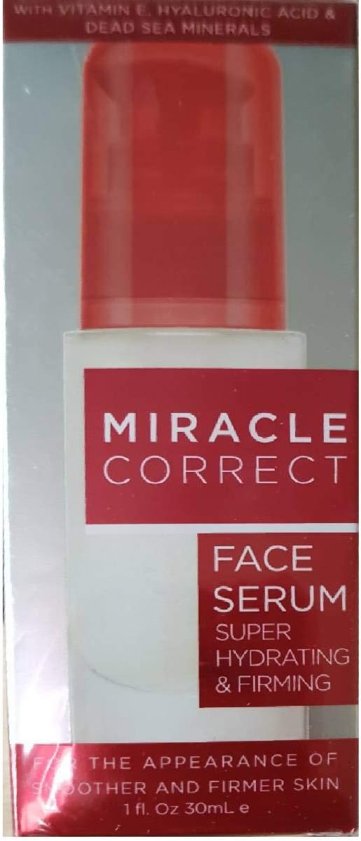 Miracle correct Super Hydrating & Firming Face Serum With Vitamin E Hyaluronic Acid and Dead Sea Minerals …
