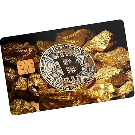 Bitcoin ATM Machine Skin Decal Sticker for Credit Debit Card Covering Personalizing, No Bubble Waterproof
