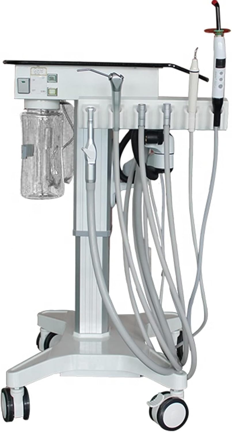 Dental Operation Cart Mobile Trolley with Bottle, Foot Pedal, 3-Way Syringe : Industrial & Scientific