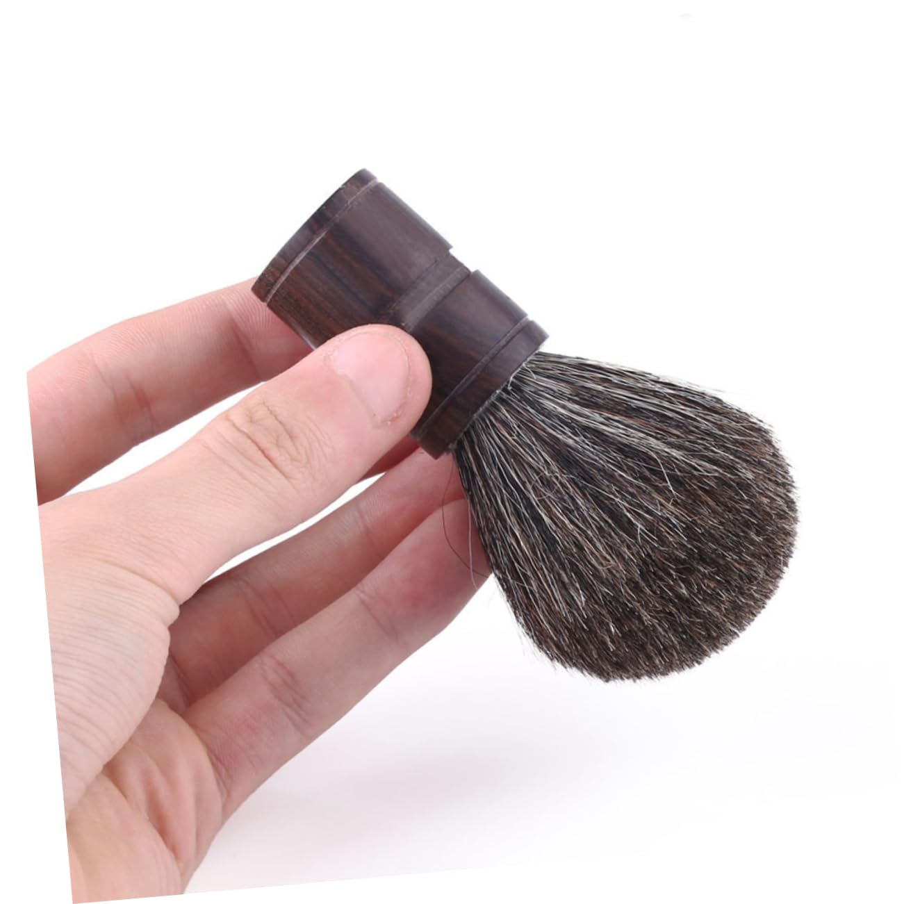 Healeved 2 Pz spazzola per baffi spazzola per barba da uomo spazzola per barba spazzola per barba in setola Di legno