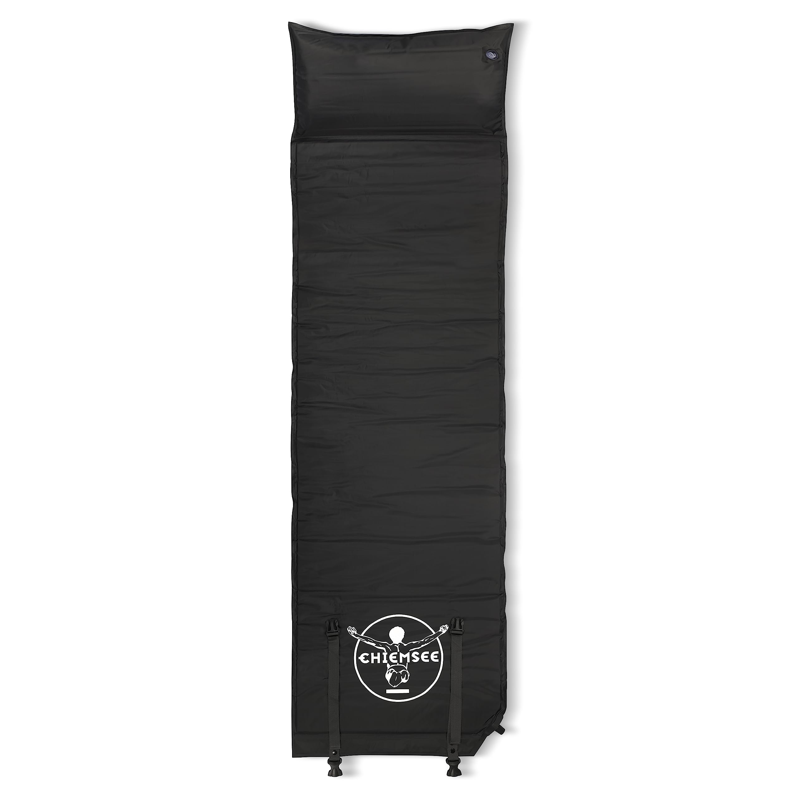 Chiemsee Jumper Iso-Matte selbstaufblasend für Camping & Zelten aus recyceltem PET, schwarz Sonstiges